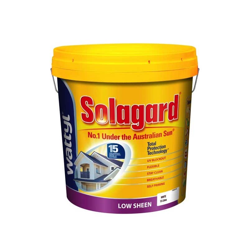 Wattyl Solagard 15 Litre Low Sheen - All Bases – paintmate.com.au