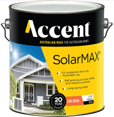 Accent SolarMAX Exterior Low Sheen Black