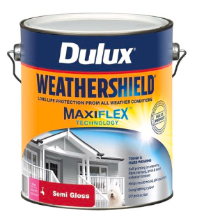 Dulux Weathershield Semi Gloss Exterior Paint