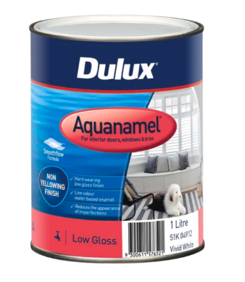 Dulux Aquanamel Low Gloss Enamel Paint