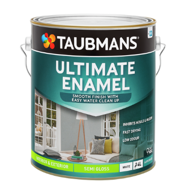Taubmans Ultimate Enamel Semi Gloss Water Based Enamel