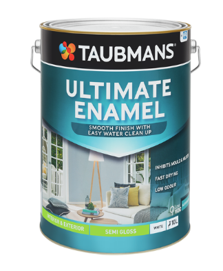 Taubmans Ultimate Enamel Semi Gloss Water Based Enamel