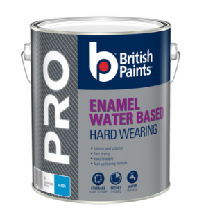 British Paints Gloss Water Based PRO Enamel Paint