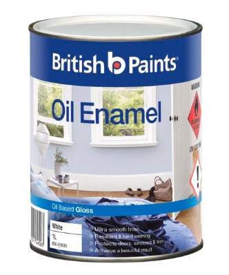 British Paints Gloss White Enamel Paint