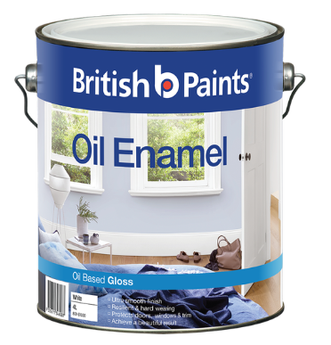 British Paints Gloss White Enamel Paint