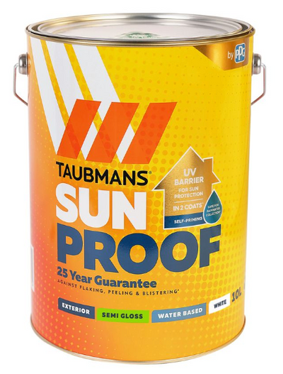 Taubmans Sunproof Semi Gloss Exterior Paint