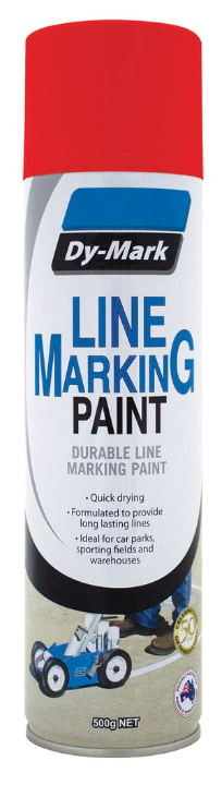 Dy-Mark 500g Line Marking Spray Paint - Red