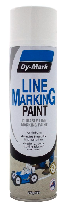 Dy-Mark 500g Line Marking Spray Paint - White