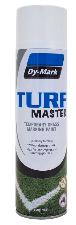 Dy-Mark 500g White Turf Master Grass Marking Paint