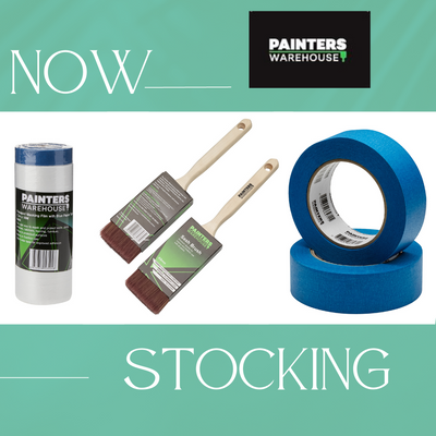 Now Stocking Painters Warehouse Products!