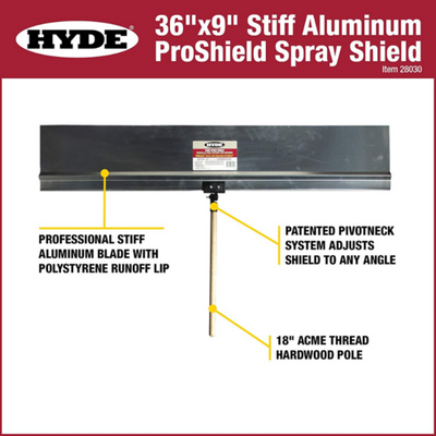 Aluminium Spray Shield - Hyde