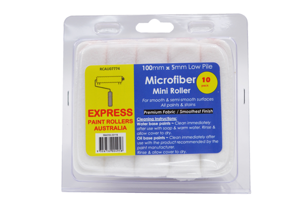 Express Microfibre mini roller 10 pack - 4mm Nap