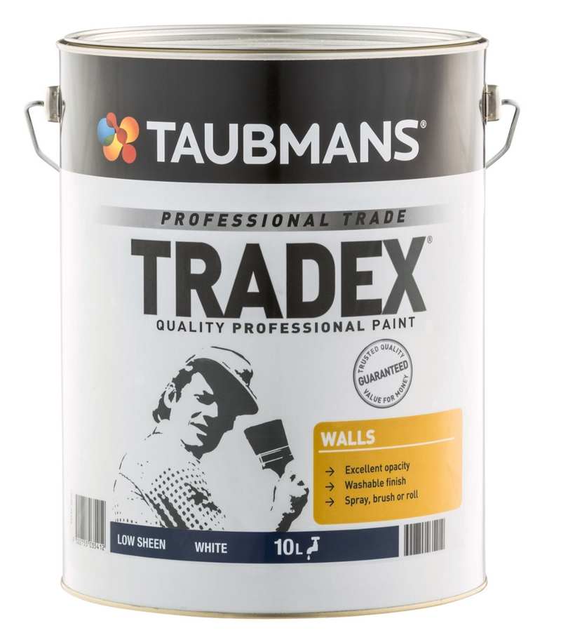 Taubmans Tradex White Low Sheen Interior Wall Paint