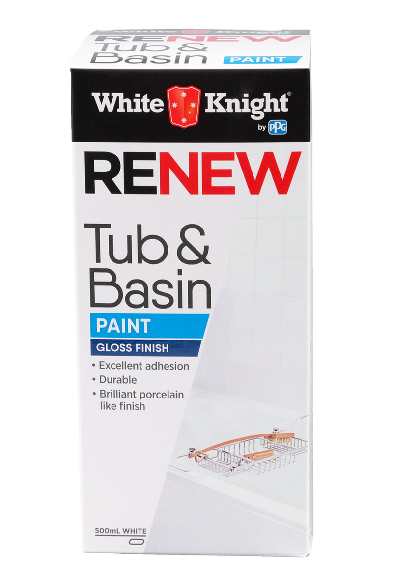 White Knight 500ml White Tub And Basin Paint