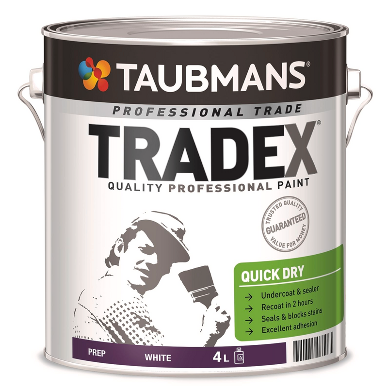 Taubmans White Oil Based Tradex Interior Quick Dry Undercoat And Sealer