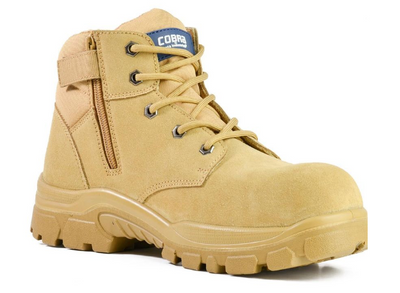 Bata Black Leather Cobra Safety Boot paintmate