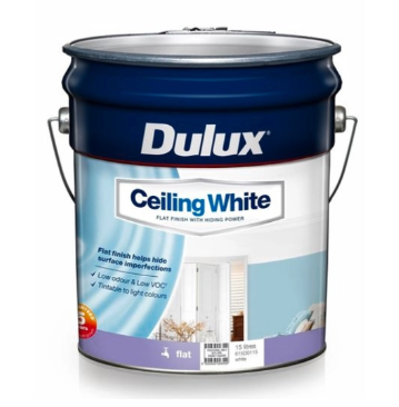 Dulux 15L Ceiling White Paint