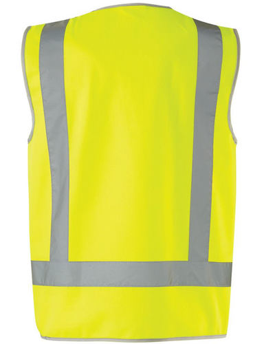 ELEVEN Workwear Day/Night Hi-Vis 'H' Taped Safety Vest