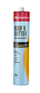 Parfix Roof and Gutter Silicone 300g Black