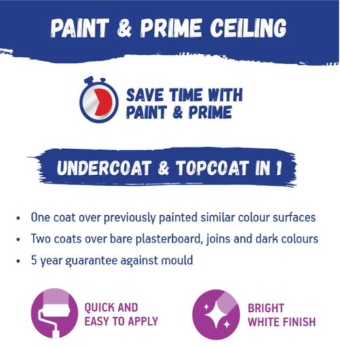 British Paints Ceiling Paint & Prime White