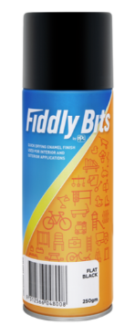 Fiddly Bits 250g Flat Black Spray Paint