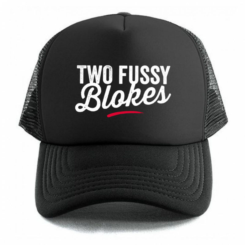 Two Fussy Blokes Trucker Cap (Black)